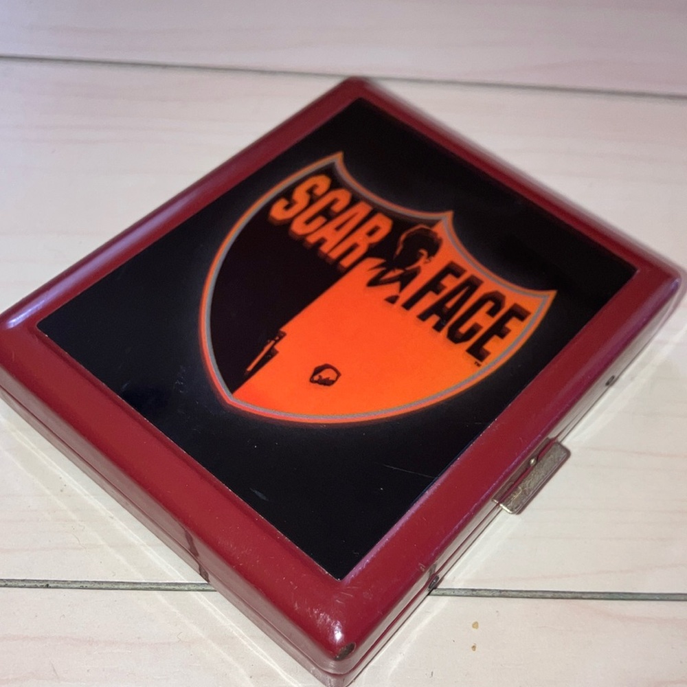 Vintage Scarface Movie Metal Cigarette Case/Card Holder